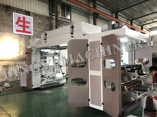 180m min Four Colour Central Drum Flexo Printing Machine
