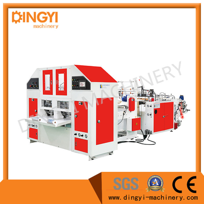 14kw  Biodegradable HDPE LDPE Non Woven Roll Making Machine With Core
