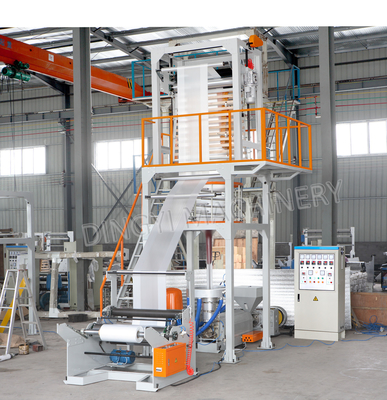 125KG HR 0.08MM HDPE Film Blowing Machine For Shopping Bag