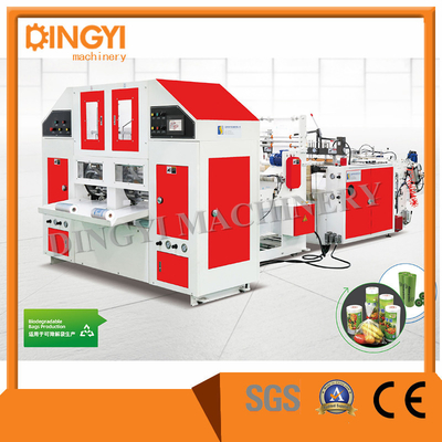 Automatic Flat Bag Bag On Roll With Core Making Machine